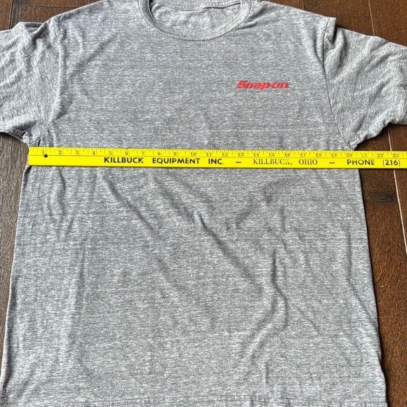 Snap on tools mens t shirt size large gray work garage cars mechanic - Picture 7 of 7